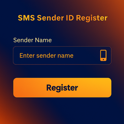 SMS Sender ID Register
